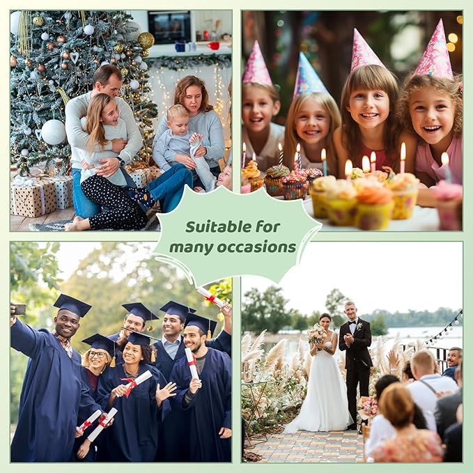 A7 Envelopes 100 Pack Sage Green Envelopes 5x7 V-shaped Flap, Suitable for 5x7 Photos, Cards, Weddings, Invitations, Announcements, Baby Gifts 5.25 "x 7.25" (Sage Green)