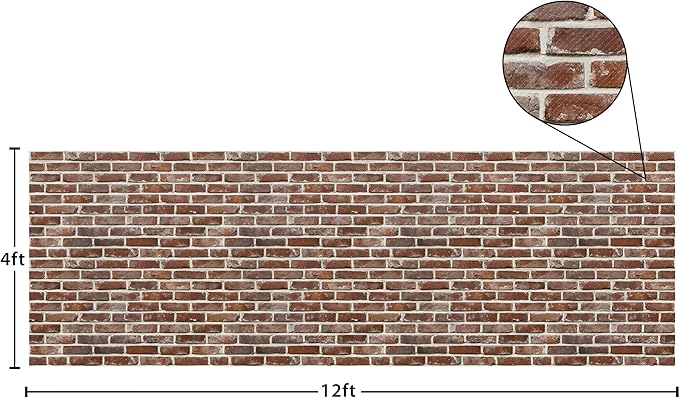 Teacher Created Resources Red Brick Better Than Paper Bulletin Board Roll (TCR77888)