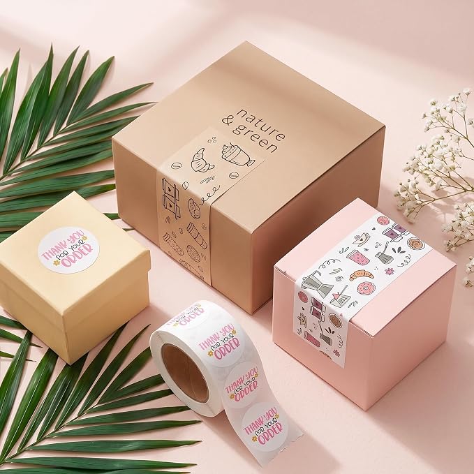 COACO Custom Logo Shipping Tape, Eco-Friendly Custom Water Activated Tape | Reinforced Gummed Paper, Strong Seal Packing Tape for Small Business Branding, White (50')