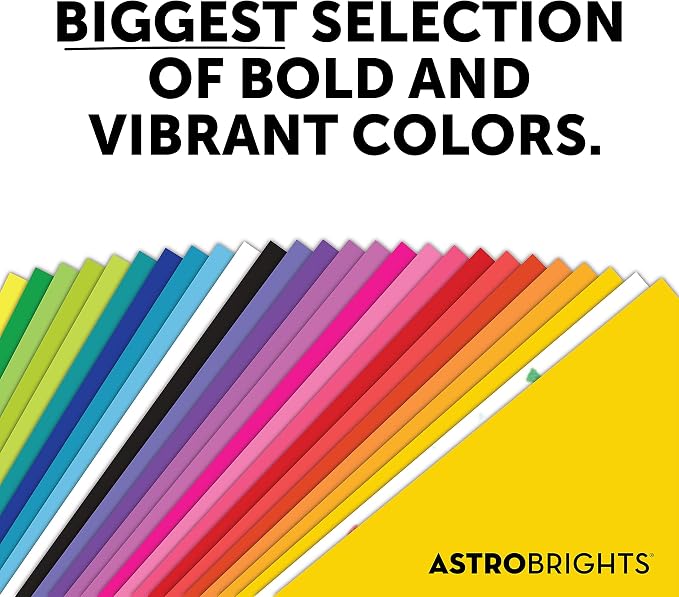 Bright Color Paper, Neenah Astrobrights®, Letter Paper Size, 24 Lb, FSC Certified®, Lift-Off Lemon, Ream Of 500 Sheets (Pack of 2)