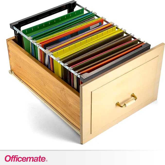 Officemate Plastic Hanging File Folder Frame, 18 Inch, Letter and Legal Size. 1 Set (91961)