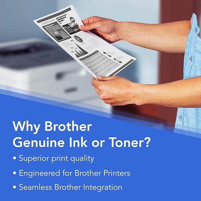 Brother Genuine High Yield Black Ink Cartridges, LC2032PKS, Replacement Black Ink Two Pack, Includes 2 Cartridges of Black Ink, Page Yield Up to 550 Pages/Cartridge, LC203 (Pack of 2)