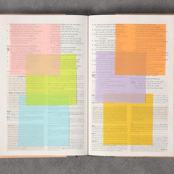 Mr. Pen- Transparent Sticky Notes, 3" x 3", 12 Pads, 600 Sheets | See Through Self-Adhesive Notes for Bible Journaling and Studying, Water-Resistant, Easy to Peel, Clean Removal