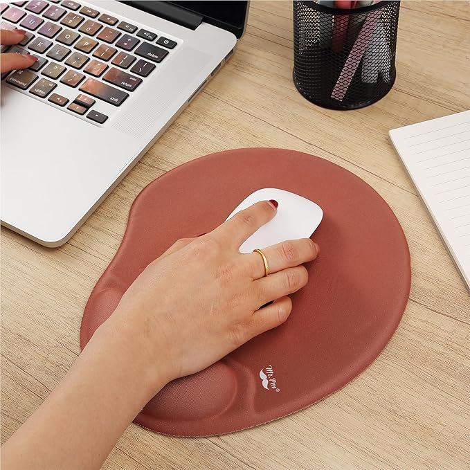 Mr. Pen Ergonomic Mouse Pad with Wrist Support, Brown