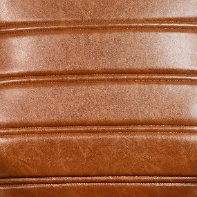 Flash Furniture LeatherSoft Executive Office Chair, Brown/Black | 360° Swivel, Height Adjustable, Commercial Grade