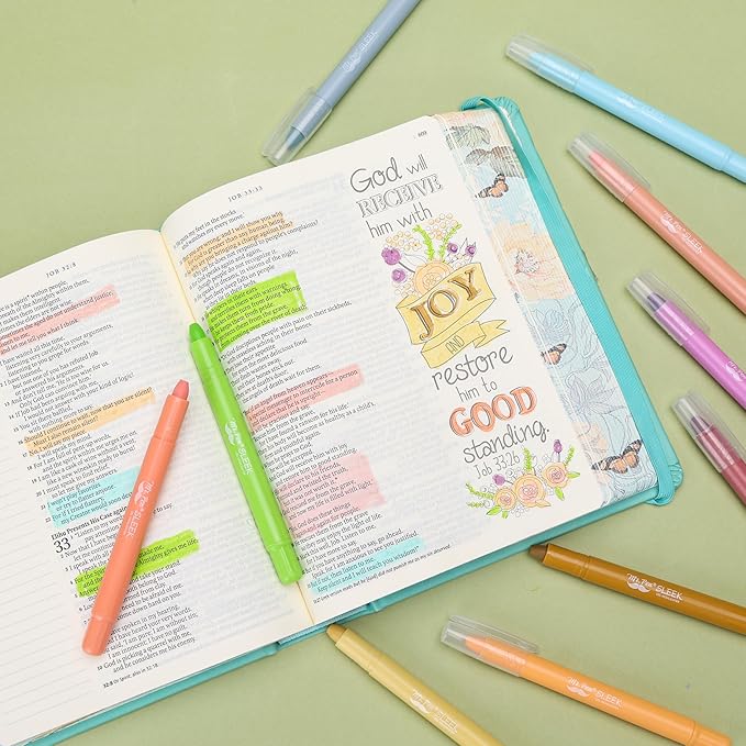 Mr. Pen- Gel Highlighter, 12 Pack, Assorted Colors | Bible Highlighters No Bleed, No Bleed Highlighters, Bible Highlighter