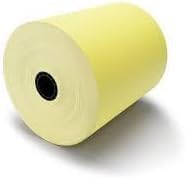 (10 Rolls) 3 1/8 x 230 Yellow Thermal Paper Receipt Rolls (55 GSM Paper Thickness) fits all Clover POS Cash Register Printers from BuyRegisterRolls