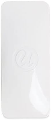 U Brands Magnetic Dry Erase Board Felt Eraser, 2"x5"x1", White, Lightweight Modern Design