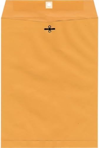 Mead Envelopes, 9" x 12", Clasp Closure, Brown Kraft All-Purpose 24-lb Paper Mailing Envelopes, 20 Count (76020) (Pack of 12)