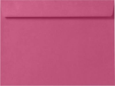 LUXPaper 6 x 9 Booklet Envelopes | Magenta Pink | 80lb. Text | 500 Qty