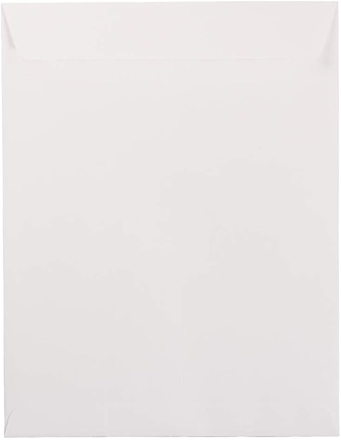JAM PAPER 10 x 13 Open End Catalog Envelopes - White - 50/Pack