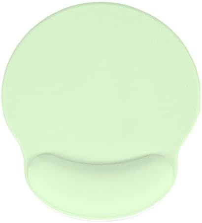 Auhoahsil Mouse Pad, Ergonomic Mouse Pad with Wrist Rest, Pain Relief Computer Gel Mouse Pad Wrist Support for Laptop, Mousepad with Non-Slip PU Base, Mouse Pads for Desk, Light Green