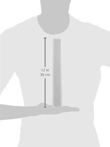 Amazon Basics 3-Ring Binder, 1-Inch, Customizable, with Pockets for Organization, White, 2-Pack