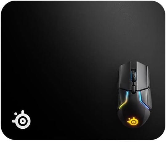 SteelSeries QcK Heavy - Cloth Gaming Mouse Pad - Extra Thick Non-Slip Rubber Pad - Exclusive Microfiber Surface - Size M PC
