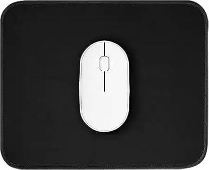 3 Pack Small Mouse pad Solid Color Square Mouse Mat for Wireless Mouse Office Computer Mousepad for Desk Mat Laptop with Non-Slip Rubber Base (Black Pink)