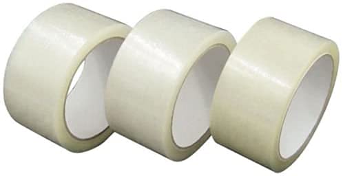 24 Rolls Clear Carton Shipping Box Sealing Packing Tape, 3" x 110 Yards 330' Ft, Heavy Duty Transparent Tape, Designed for Office, Home or Commercial Use