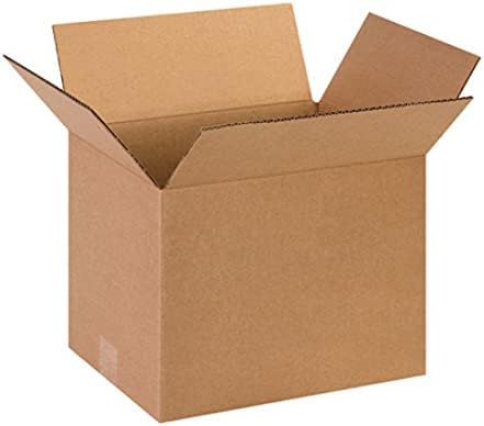 Secure Seal - 13x10x10 Pack of 50 Corrugated Cardboard Packing Shipping Mailing Moving Carton Boxes