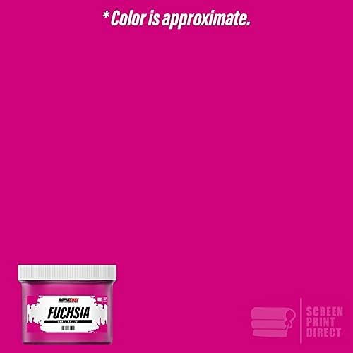 Rapid Cure® Screen Printing Ink Fuchsia (Quart - 32oz.) - Plastisol Ink for Screen Printing, Fast Curing Fabric Paint - Screen Print Direct®, USA Made