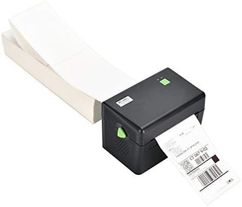 MFLABEL 4x6 Direct Thermal Labels (32000 Labels) 4" x 6" Perforated Shipping Labels Compatible with Zebra Printers Fanfold Thermal Label Stickers for Shipping Packages - 16 Stacks White Labels
