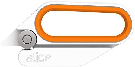 Rotary Scissors Cutting Tool by Slice, Bladeless Scissors, 10598 Ambidextrous Cutter Ideal for Cutting Gift Wrap, Gift Basket Cellophane, Paper 6 Pack, Model Number: 10598-CS