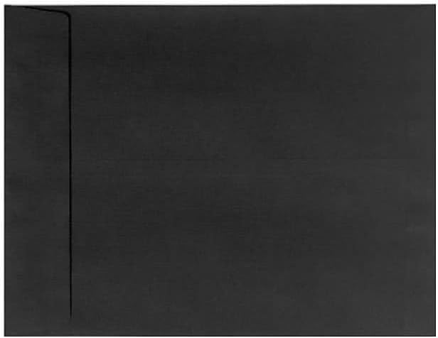 LUXPaper 9 x 12 Open End Envelopes | Peel & Press | Black Linen | 80lb. Text | 250 Qty
