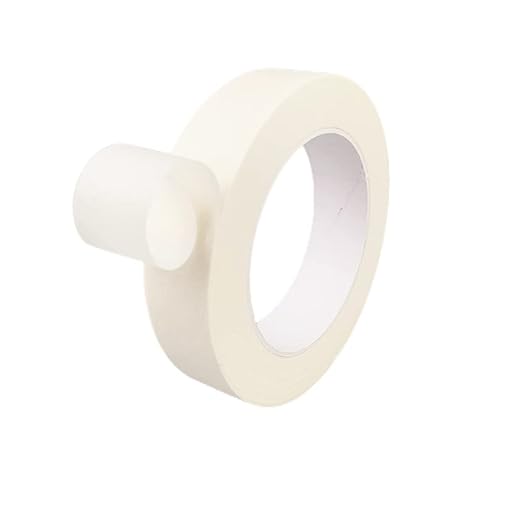 Beige White Masking Tape, 1 Inch x 55 Yards, 2 Rolls, Painters Tape for Painting, Home, Office, School Stationery, Arts, Crafts, Decoration