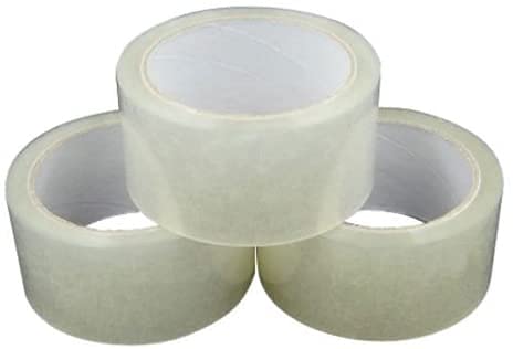 24 Rolls Clear Carton Shipping Box Sealing Packing Tape, 3" x 110 Yards 330' Ft, Heavy Duty Transparent Tape, Designed for Office, Home or Commercial Use