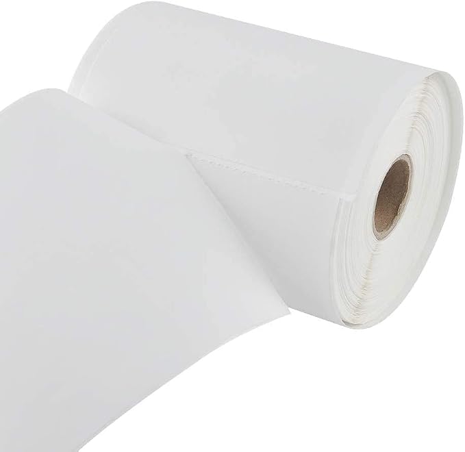 L LIKED 1000 4"x 6" Direct Thermal Labels Strong Adhesive Shipping Labels | 4 rolls, 250 Labels per Roll, BPA Free, Perforated, Compatible with Zebra, Rollo, Jadens, Nelko