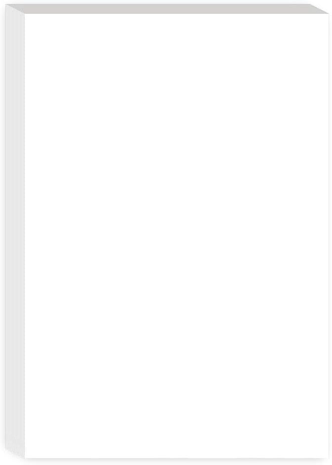A4 Printer Paper - 100 Sheets/200 Pages Blank Copy Paper, 28lb Bond/70lb Text (105 gsm) Premium Printing Papers, 8.3" x 11.7" (210 x 297 mm)