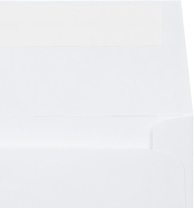 LUXPaper Photo Greeting Invitation Envelopes | 4 3/8" x 8 1/4" | Bright White | 70lb. Text | 1,000 Qty