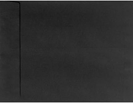 LUXPaper 9 x 12 Open End Envelopes | Peel & Press | Black Linen | 80lb. Text | 250 Qty