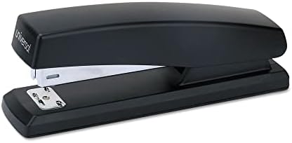 Universal Economy Full Strip Stapler, 12-Sheet Capacity, Black (43118)