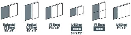 POWERTEC 71336 Sandpaper Cutter | Woodworking Shops and Metalworking Shops | For Precise, Clean Sandpaper Sheet Cutting | Easily Custom Cut 1/4, 1/2 and 1/3 Sheets for your Sanding Projects