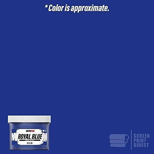 Rapid Cure® Screen Printing Ink Royal Blue (3.5 Gallon - 448oz.) - Plastisol Ink for Screen Printing, Fast Curing Fabric Paint - Screen Print Direct®, USA Made