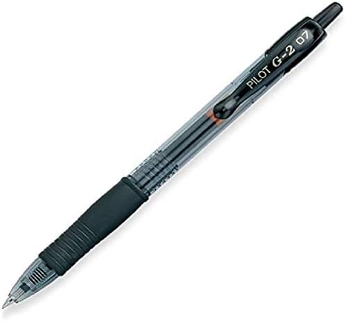 PILOT G2 Premium Gel Pens, 0.7mm Fine Point, Pack of 10 | Refillable & Retractable, 5 Black & 5 Blue Ink Pens