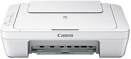 Canon All-in-One Color Inkjet Wired Printer, Print Scan Copy for Home Office, up to 60 Sheets, 600 x 1200 dpi, Portability, Lightweight, PIXMA MG2522, w/USB Cable