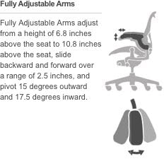 Herman Miller Aeron Ergonomic Chair - Size A, Mineral