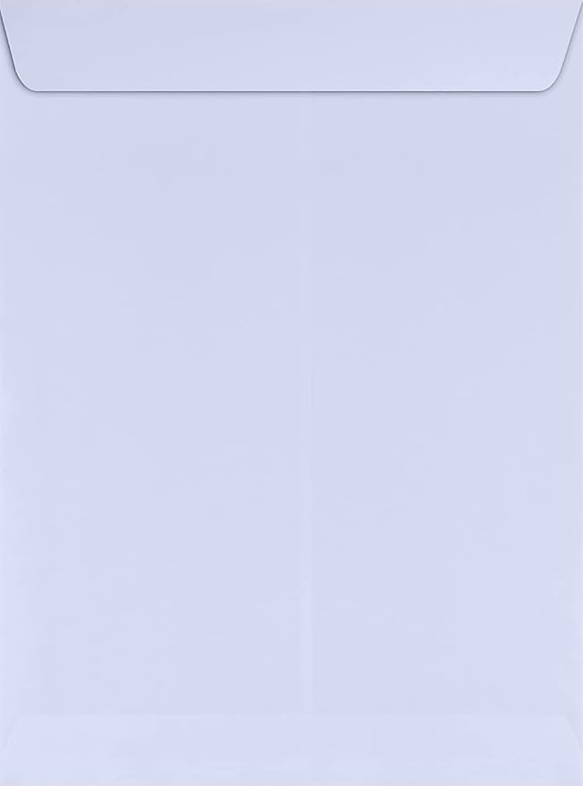 LUXPaper 9 x 12 Open End Envelopes | Peel & Press | Lilac Purple | 80lb. Text | 1,000 Qty