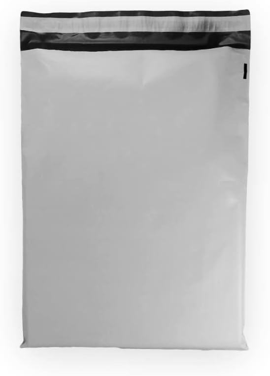 10 EcoSwift 12 x 16 White Large Poly Mailer Size #5 Self Sealing Envelopes Plastic Shipping Mailing Bags 12x16 1.7 mil