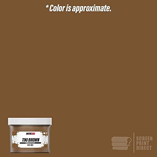 Rapid Cure® Screen Printing Ink Brown (Quart - 32oz.) - Plastisol Ink for Screen Printing, Fast Curing Fabric Paint - Screen Print Direct®, USA Made
