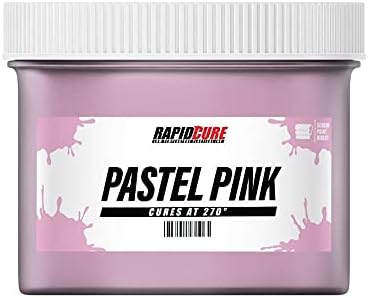 Rapid Cure® Screen Printing Ink Pastel Pink (Pint - 16oz.) - Plastisol Ink for Screen Printing Fabric - Low Temperature Curing Plastisol by Screen Print Direct - Pink Plastisol Ink for Silk Screens
