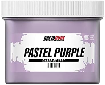 Rapid Cure® Screen Printing Ink Pastel Purple (Gallon - 128oz.) - Plastisol Ink for Screen Printing Fabric - Low Temperature Curing Plastisol by Screen Print Direct - Plastisol Ink for Silk Screens