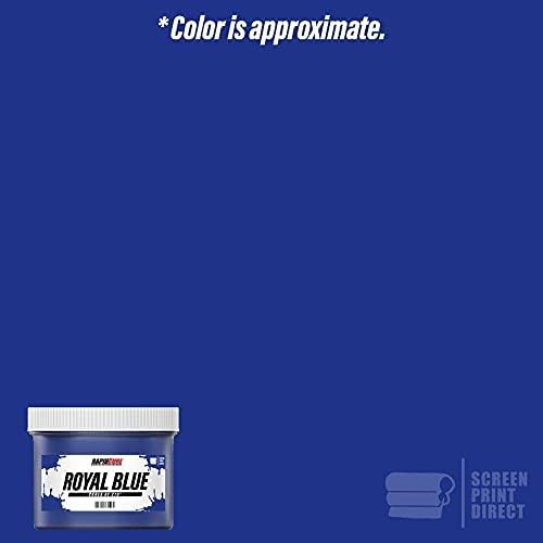 Rapid Cure® Screen Printing Ink Blue (5 Gallon - 640oz.) - Plastisol Ink for Screen Printing, Fast Curing Fabric Paint - Screen Print Direct®, USA Made