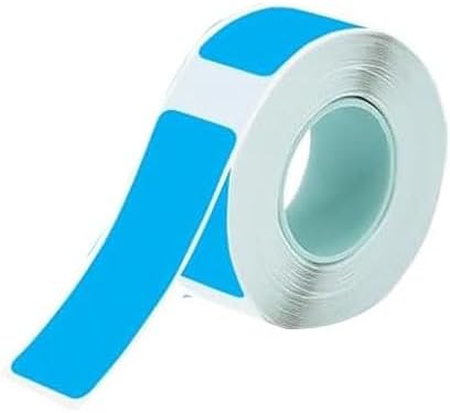 1Rolls Blue Label Tape 12mmx40mm Compatible with Phomemo D30 D35 Label Maker Waterproof Laminated Custom Stickers Office Labels Replacement (Blue)