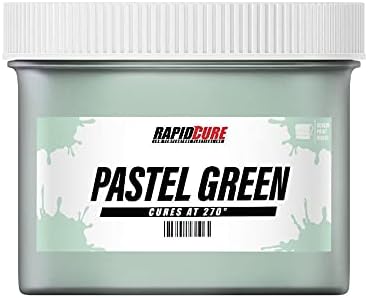 Rapid Cure® Pastel Green Screen Printing Ink (Gallon - 128oz.) - Plastisol Ink for Screen Printing Fabric - Low Temperature Curing Plastisol by Screen Print Direct - Green Fast Cure Ink for Silk