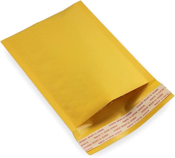 5 EcoSwift Size #0 7.5 x 10 Kraft Bubble Mailers Self Sealing Bulk Padded Shipping Supplies Packaging Envelopes Bags DVD 7.5 inches by 10 inches
