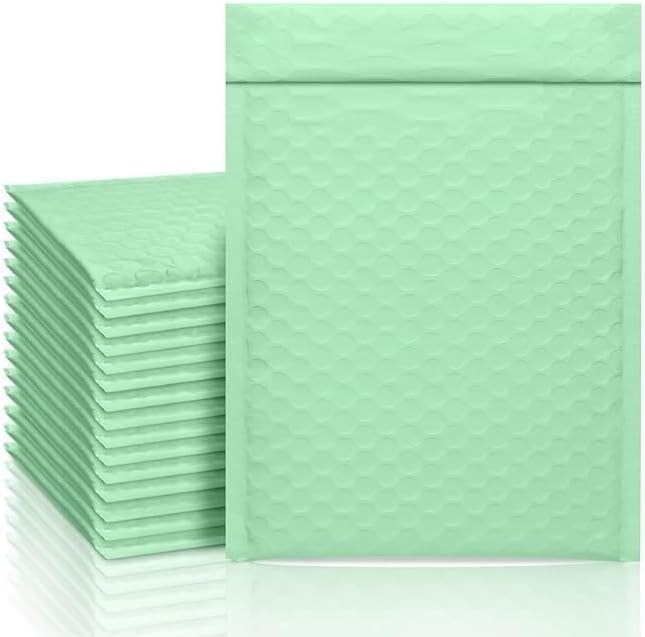 ProLine Bubble Mailers 8.5x12" Green Ash Bubble Mailer, Self Seal Padded Envelopes Gifts Mailing Envelopes Bubble Padded, Bubble Envelopes for Shipping, Usable Size 8.5x11" (25)