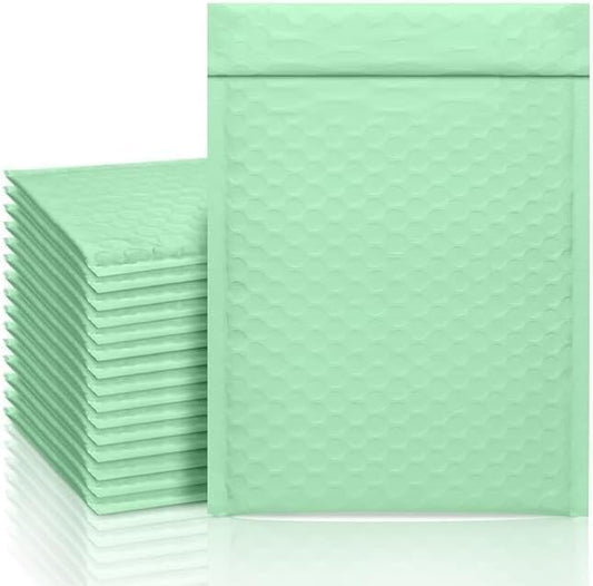ProLine Bubble Mailers 8.5x12" Green Ash Bubble Mailer, Self Seal Padded Envelopes Gifts Mailing Envelopes Bubble Padded, Bubble Envelopes for Shipping, Usable Size 8.5x11" (25)