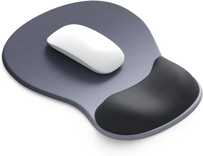 ErgoComfort Gel Wrist Rest Mouse Pad-Ergonomic Office Mousepad with Wrist Support-Non-Slip, Design Desk Accessories Mat for Home&Game Decor (05Midnight Wave)