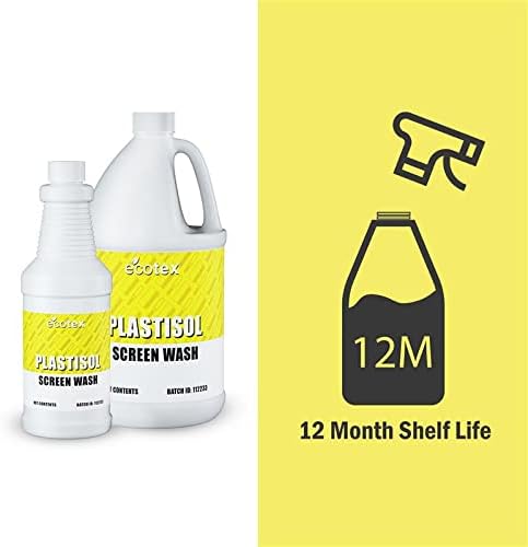 Ecotex® Plastisol Screen Wash, Plastisol Ink Remover (Quart - 32oz.) - Screen Print Direct®